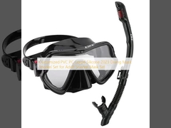 Customized PVC PC Liquid Silicone 2023 Diving Mask Snorkel Set for Adult Snorkel Mask Set